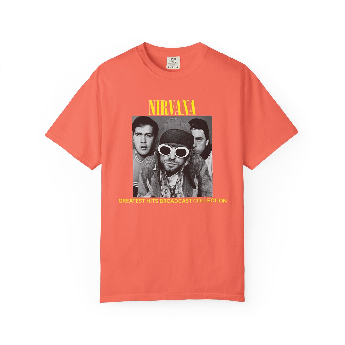Nirvana Band Tee, Casual Everyday Wear, Fun Summer Top