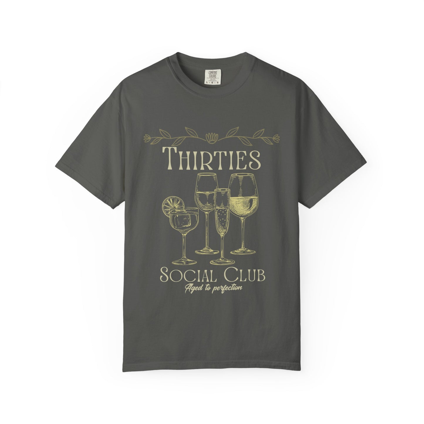 Thirties social club Tee, Casual Everyday Wear, Fun Summer Top