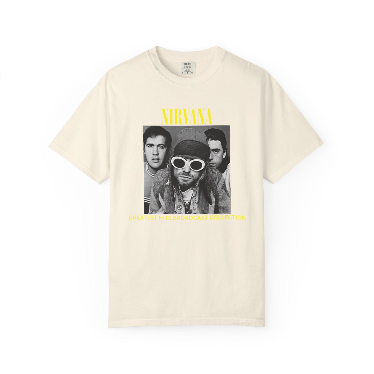 Nirvana Band Tee, Casual Everyday Wear, Fun Summer Top
