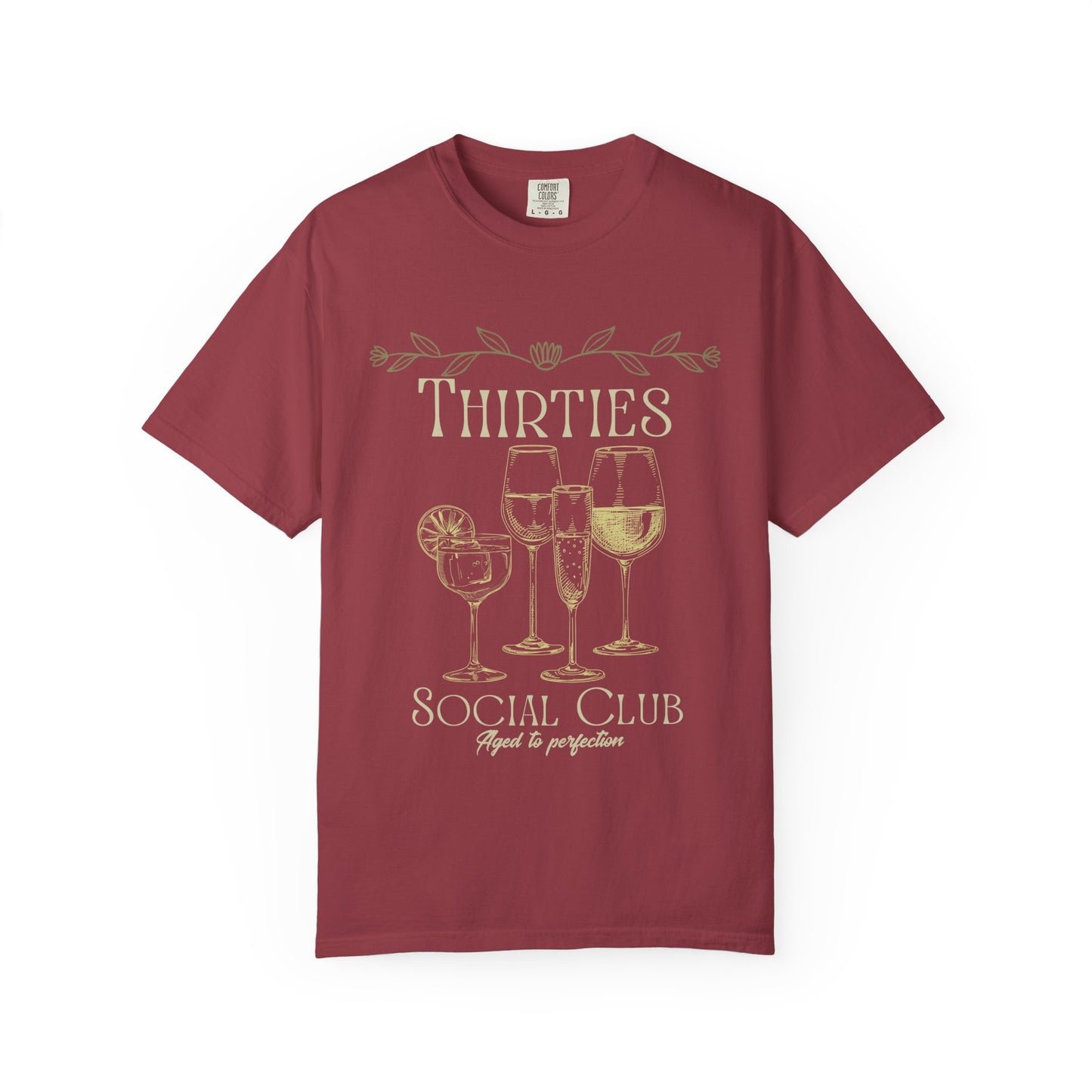 Thirties social club Tee, Casual Everyday Wear, Fun Summer Top