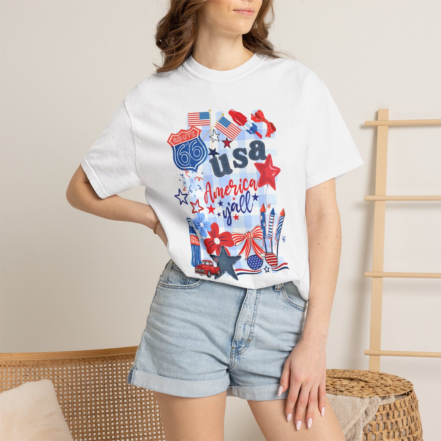 USA collage T-Shirt Fourth of July