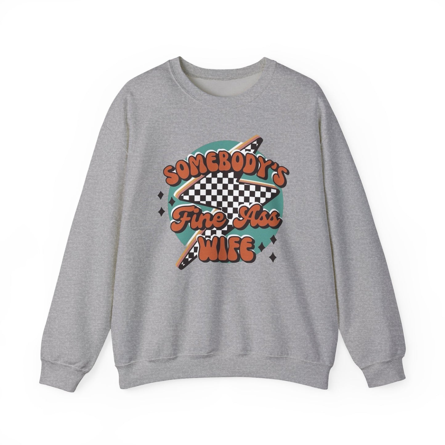 Someone’s fine as* wife Heavy Blend™ Crewneck Sweatshirt
