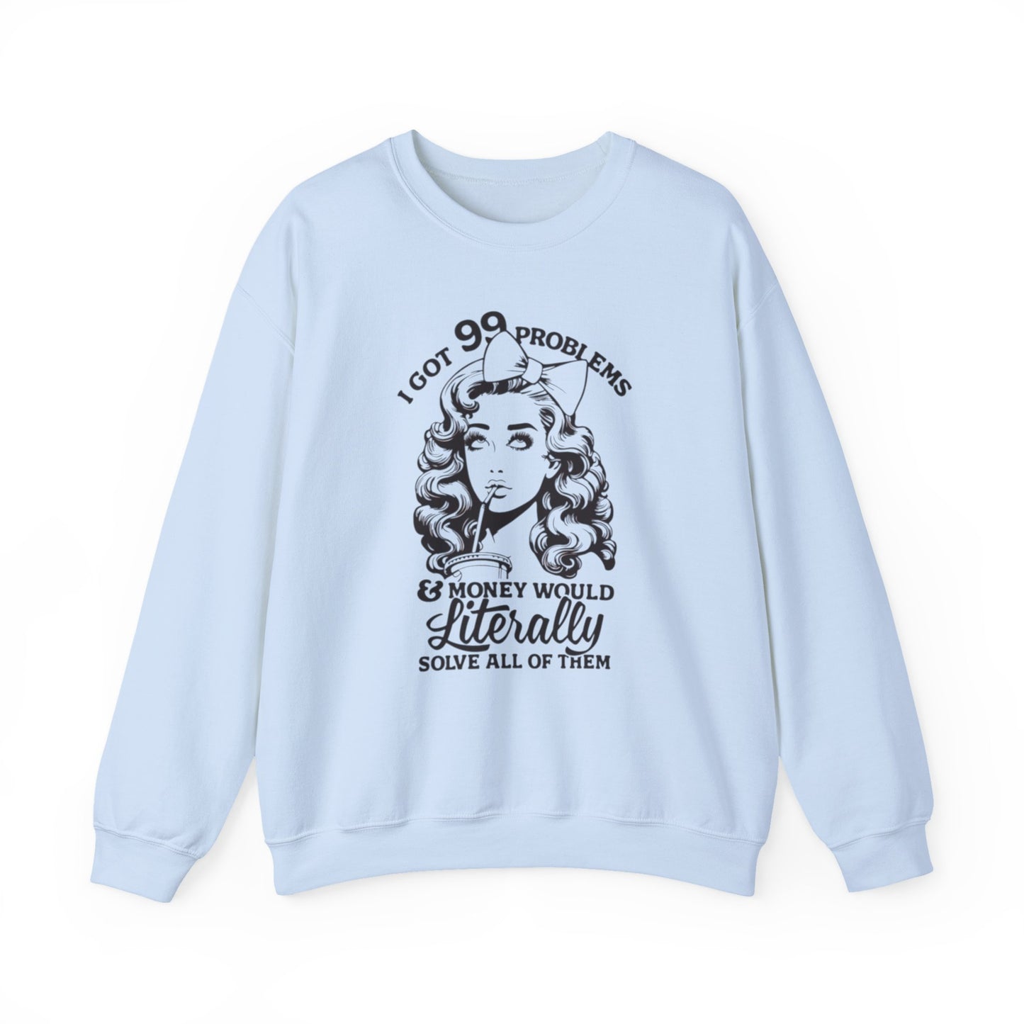 99 problems Heavy Blend™ Crewneck Sweatshirt