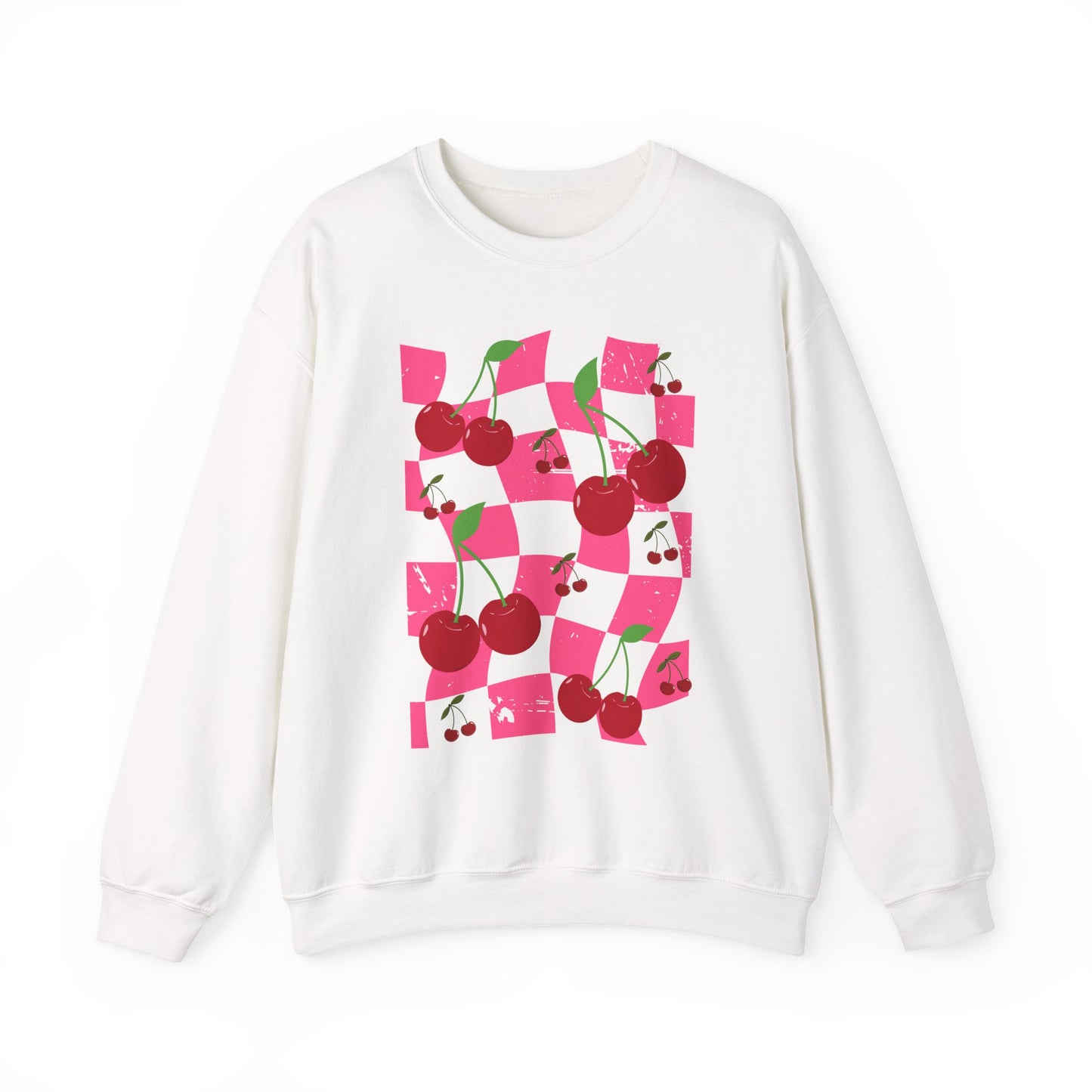 Checkered Cherry🍒 Crewneck