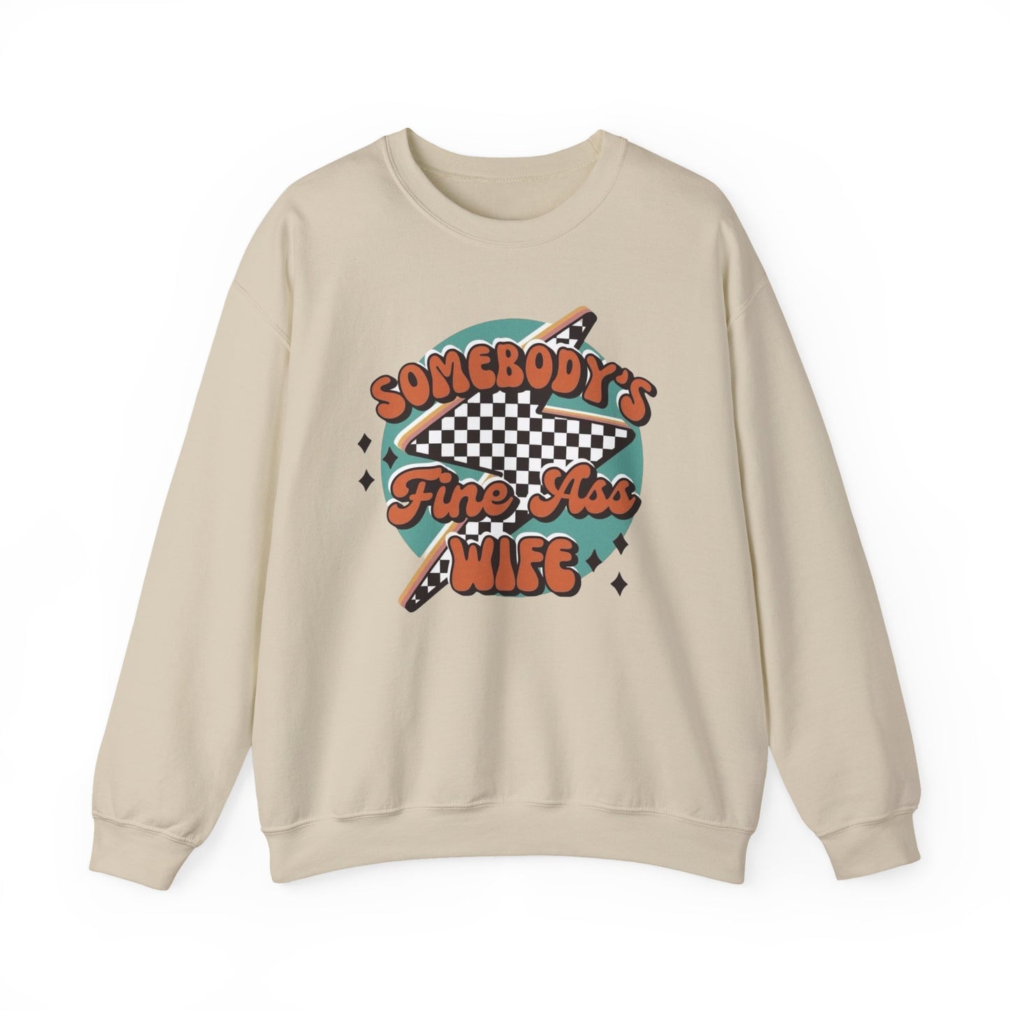 Someone’s fine as* wife Heavy Blend™ Crewneck Sweatshirt