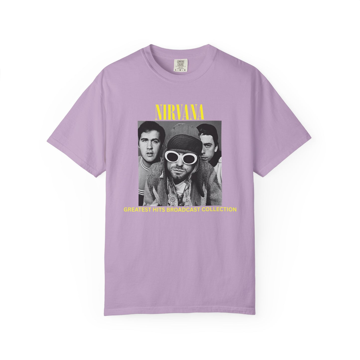 Nirvana Band Tee, Casual Everyday Wear, Fun Summer Top