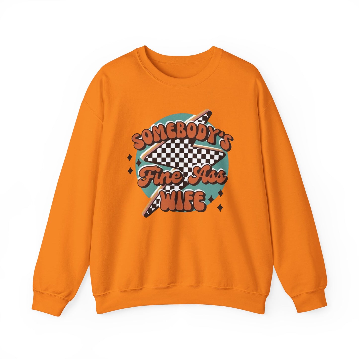 Someone’s fine as* wife Heavy Blend™ Crewneck Sweatshirt