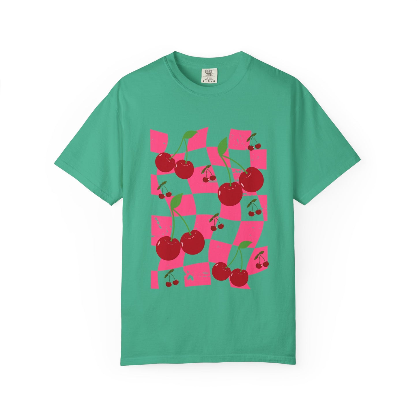 Checkered Cherry🍒Tee