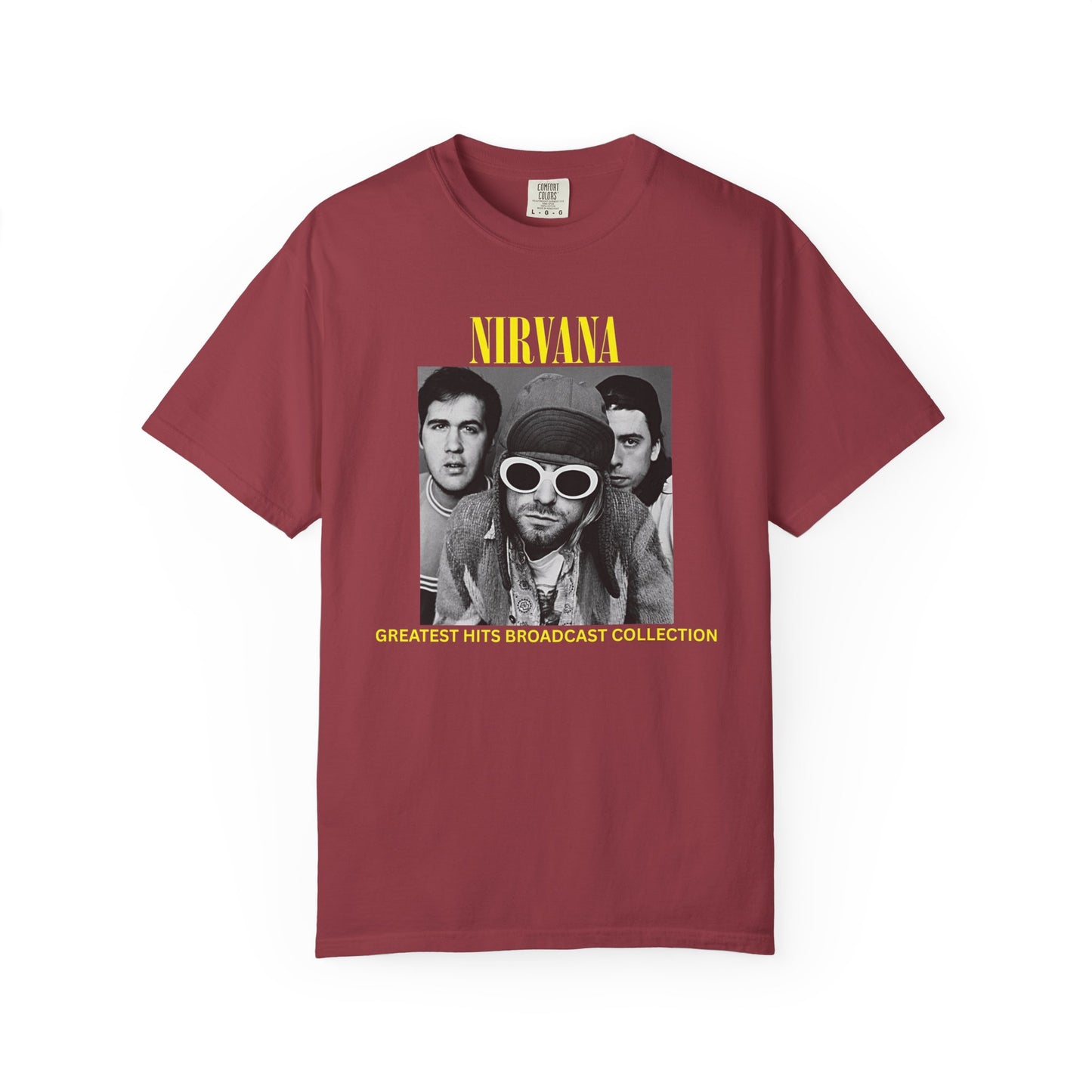 Nirvana Band Tee, Casual Everyday Wear, Fun Summer Top