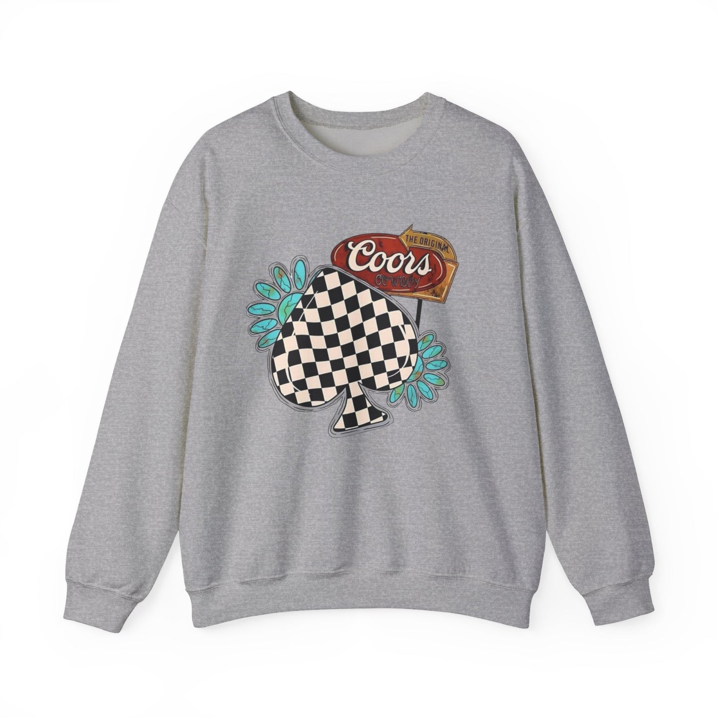 Coors & Turquoise Heavy Blend™ Crewneck Sweatshirt