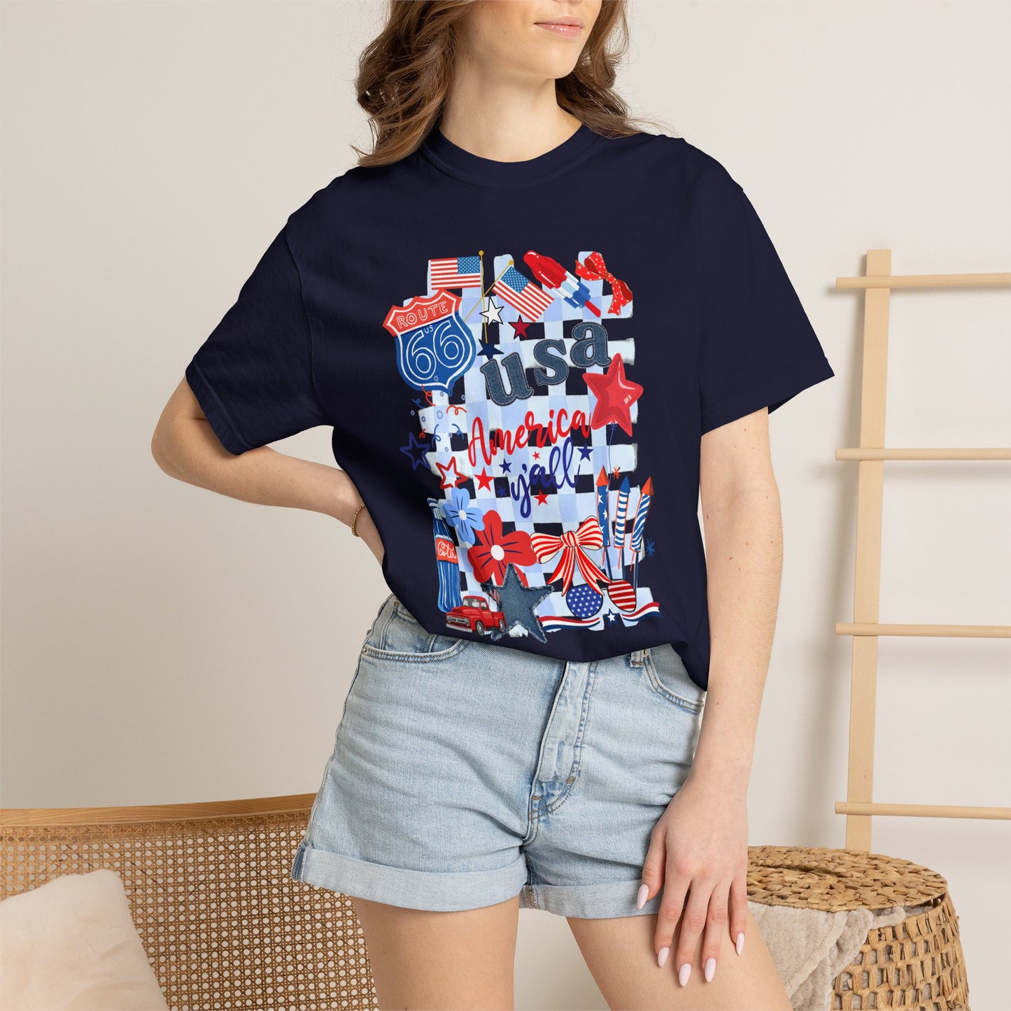 USA collage T-Shirt Fourth of July