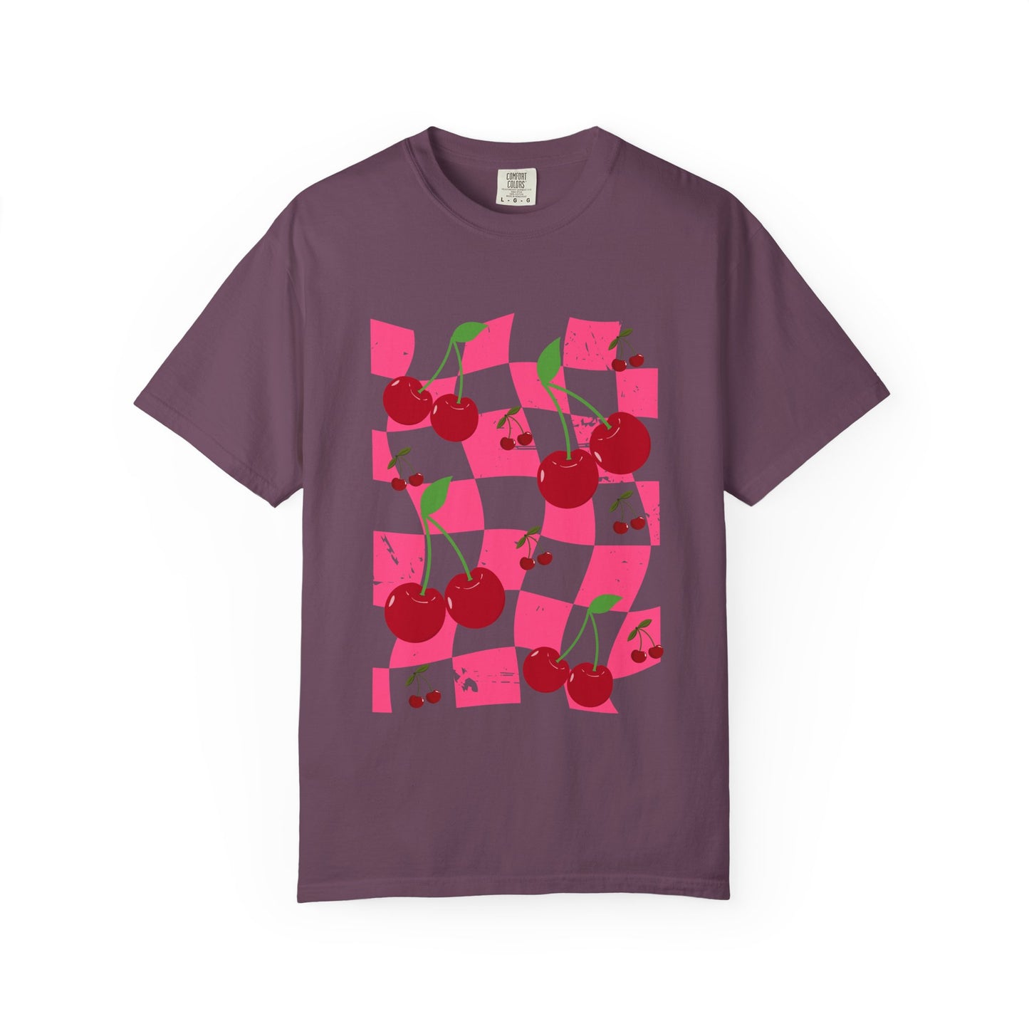 Checkered Cherry🍒Tee