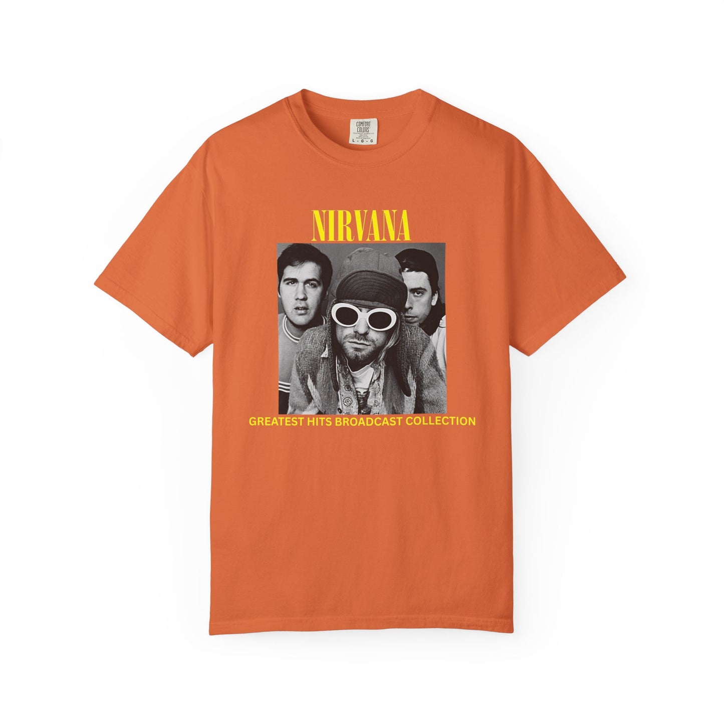 Nirvana Band Tee, Casual Everyday Wear, Fun Summer Top