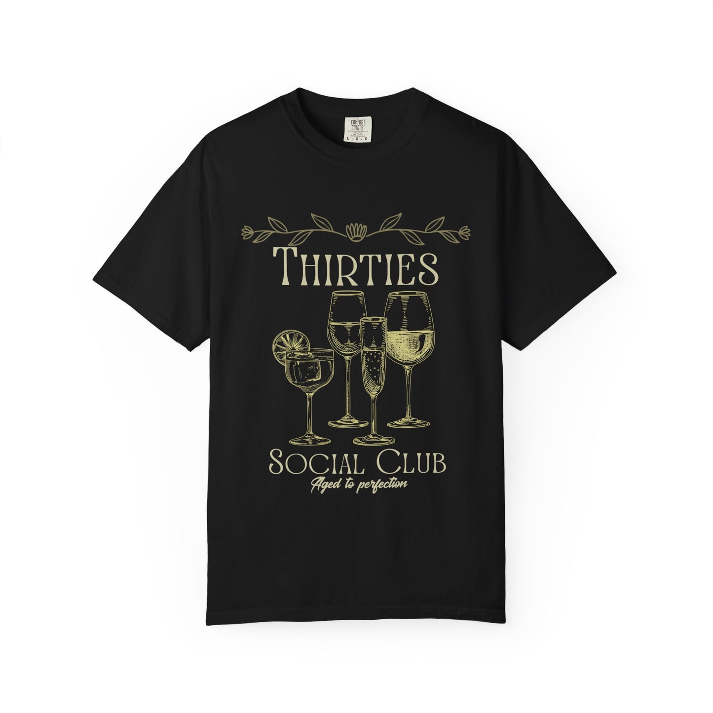 Thirties social club Tee, Casual Everyday Wear, Fun Summer Top