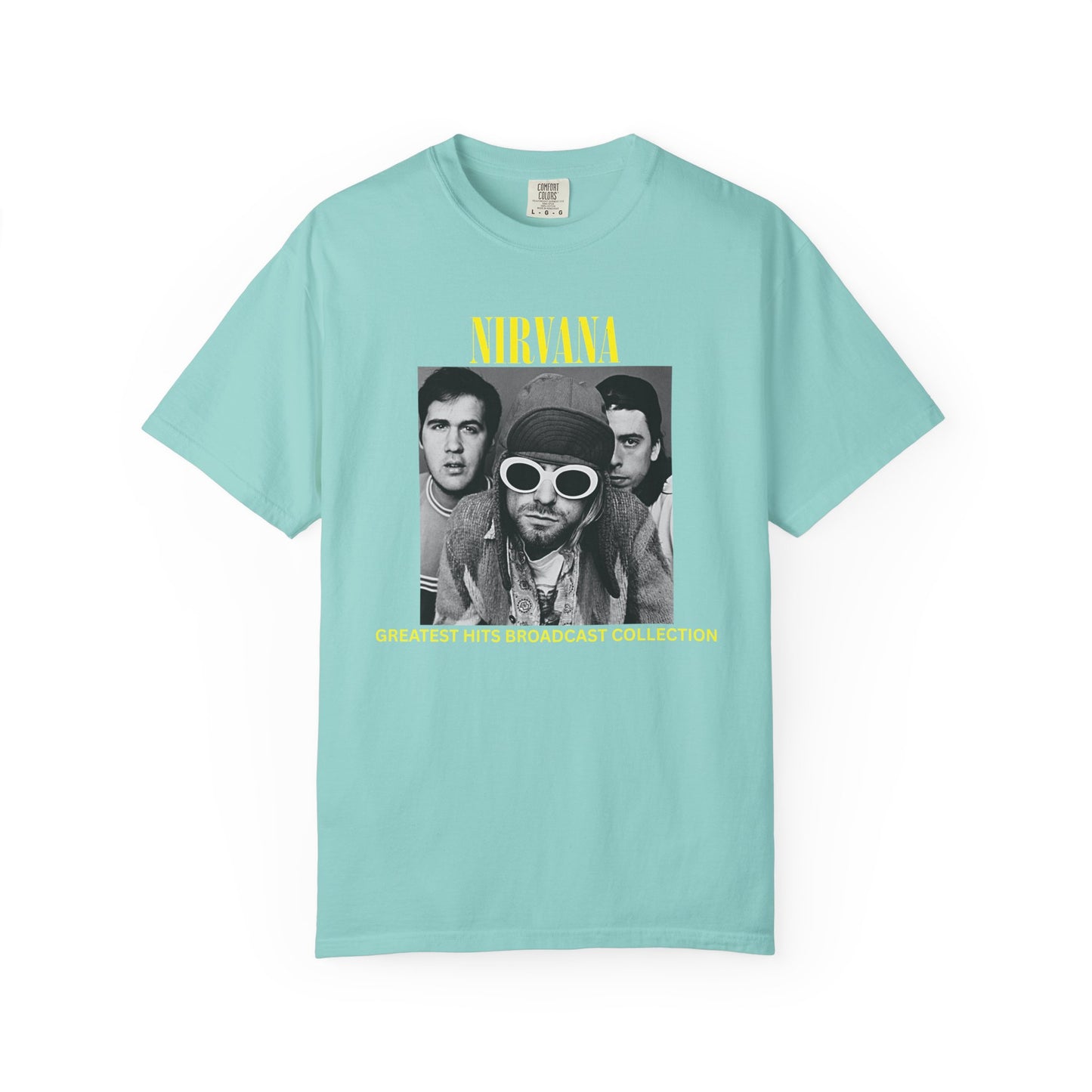 Nirvana Band Tee, Casual Everyday Wear, Fun Summer Top