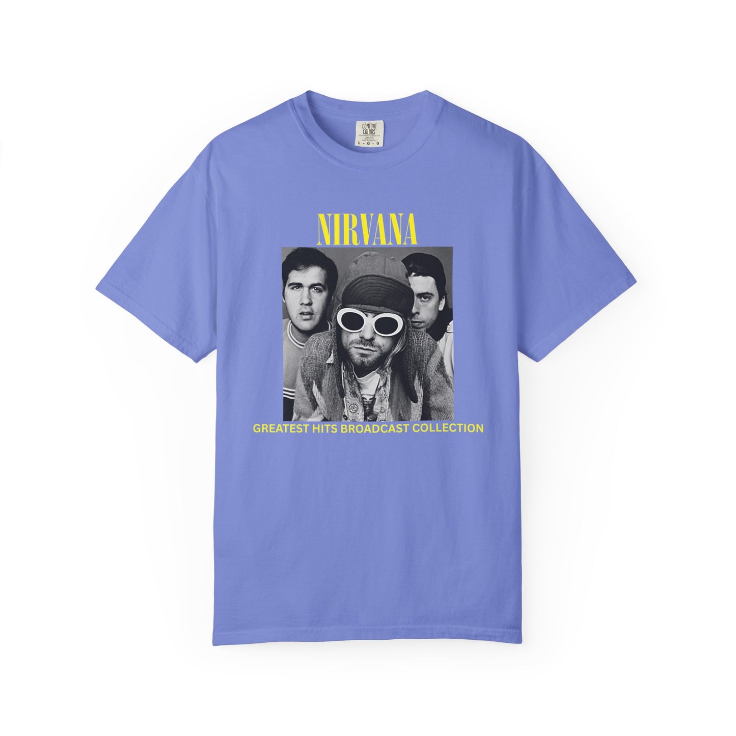 Nirvana Band Tee, Casual Everyday Wear, Fun Summer Top