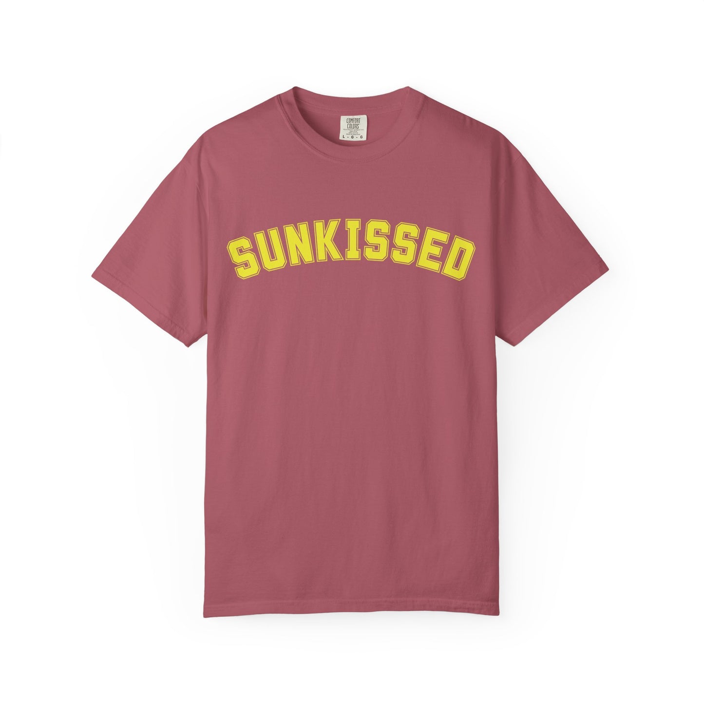 Sun-kissed Yellow Tee, Casual Everyday Wear, Fun Summer Top