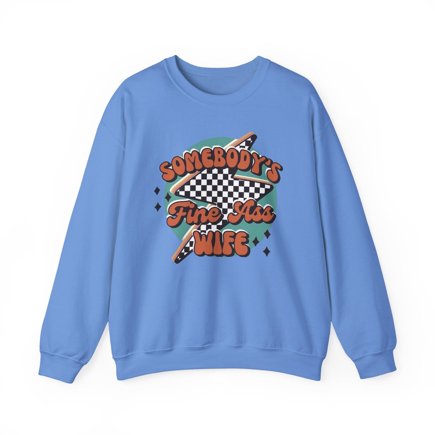Someone’s fine as* wife Heavy Blend™ Crewneck Sweatshirt