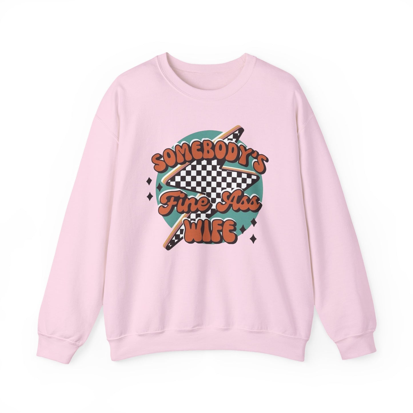 Someone’s fine as* wife Heavy Blend™ Crewneck Sweatshirt