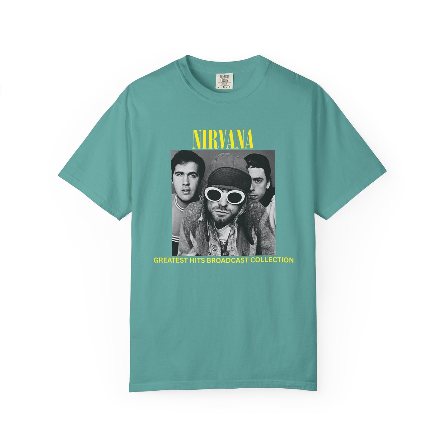 Nirvana Band Tee, Casual Everyday Wear, Fun Summer Top