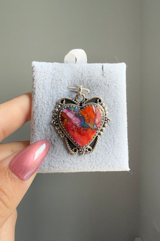 Pink Dahlia Pendant