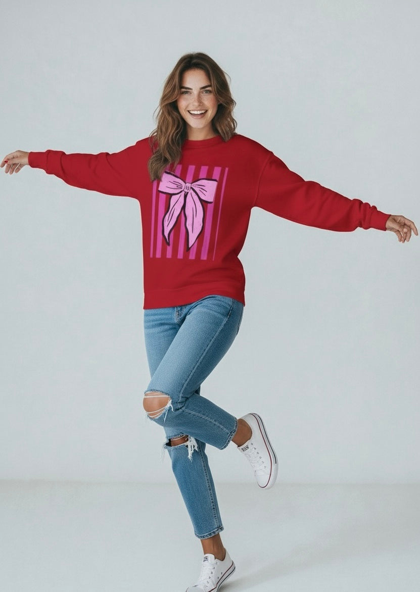 Preppy bow🎀 Crewneck