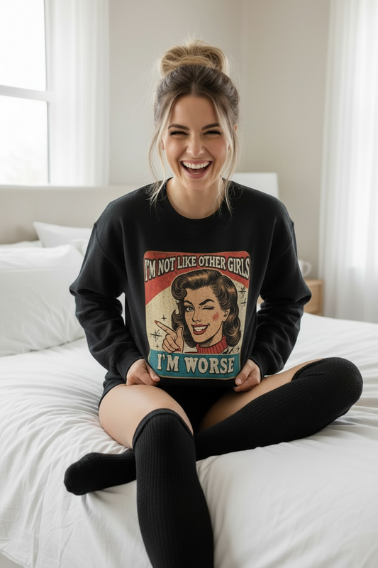 I’m not like other girls Heavy Blend™ Crewneck Sweatshirt
