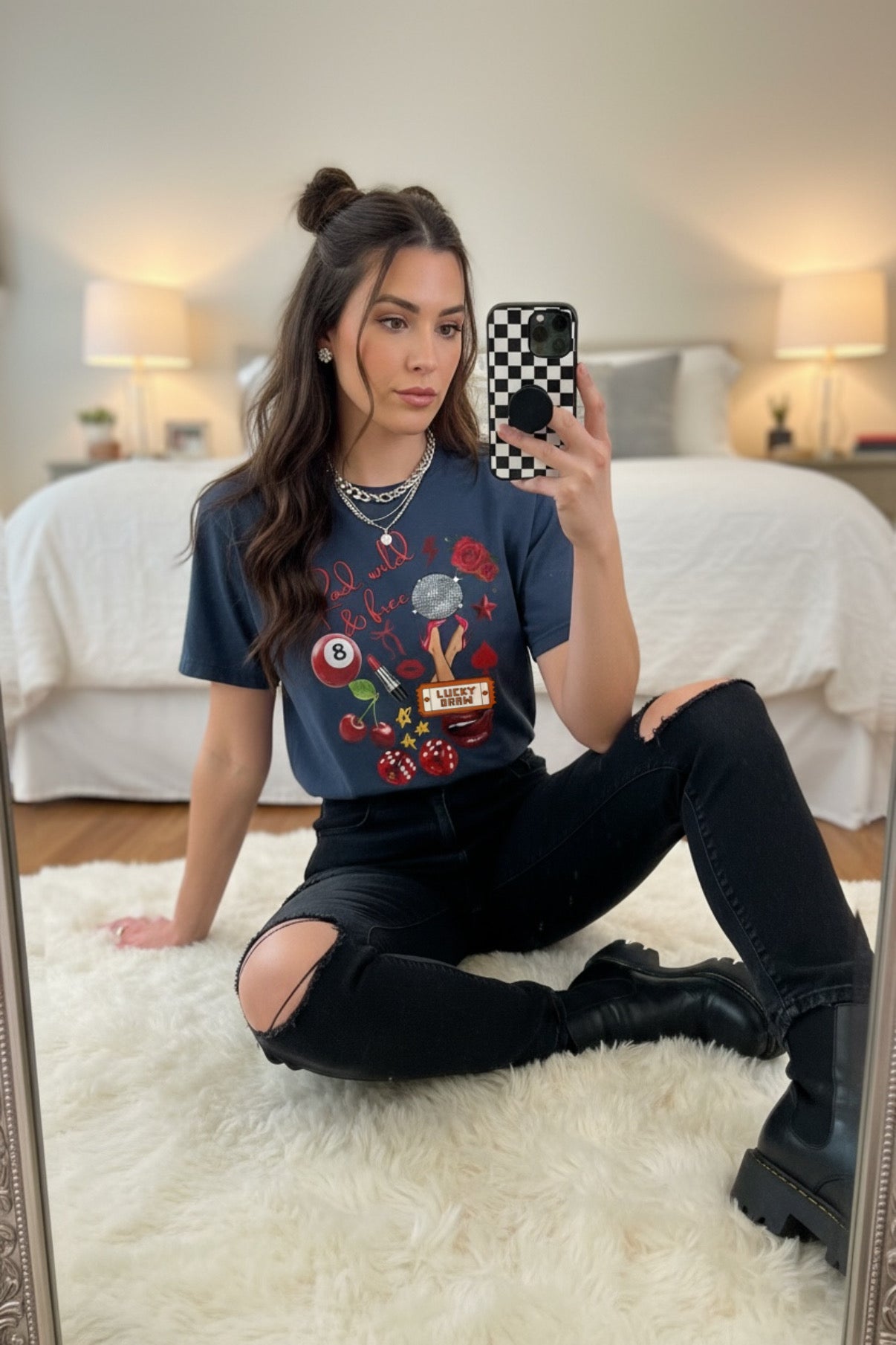 Rad, Wild & free tee