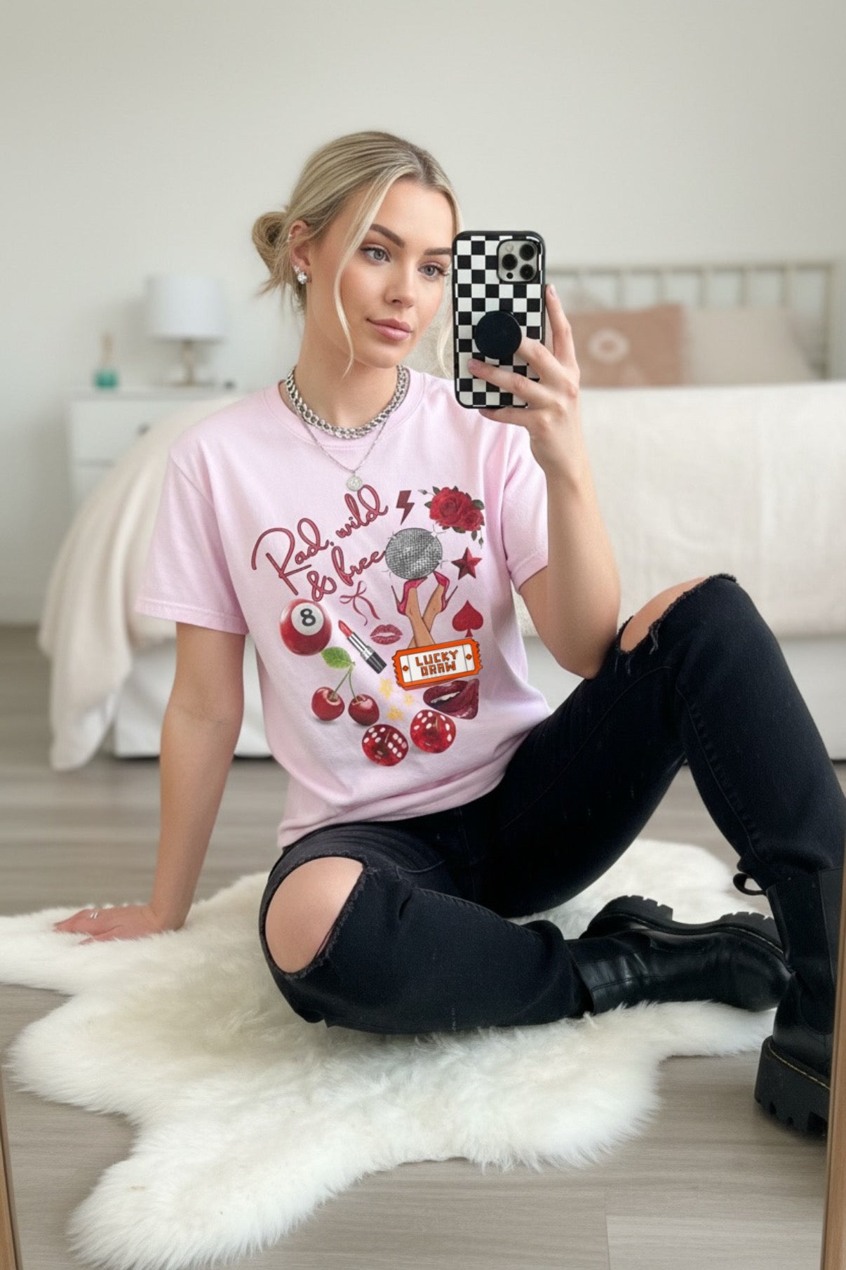 Rad, Wild & free tee