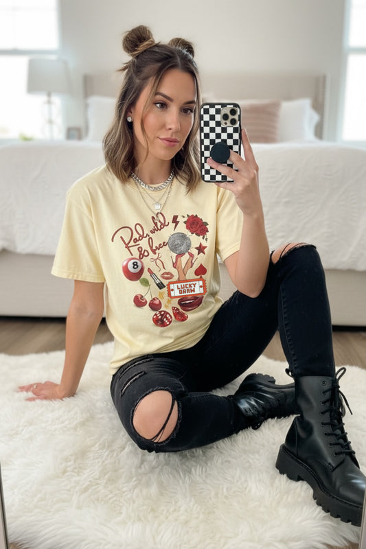 Rad, Wild & free tee