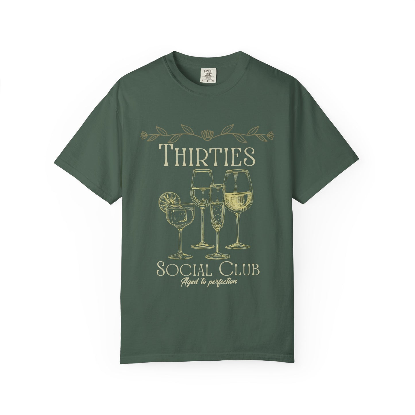 Thirties social club Tee, Casual Everyday Wear, Fun Summer Top