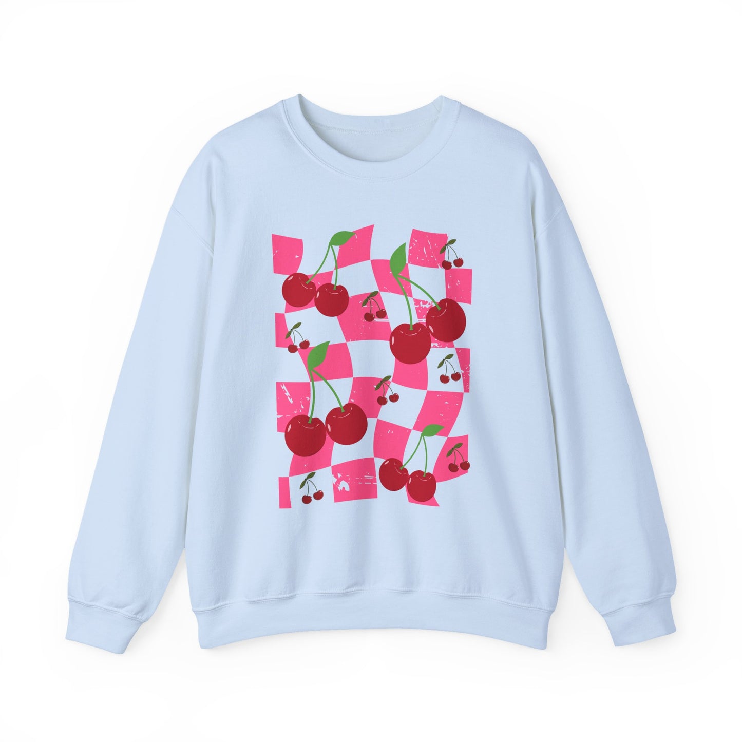 Checkered Cherry🍒 Crewneck