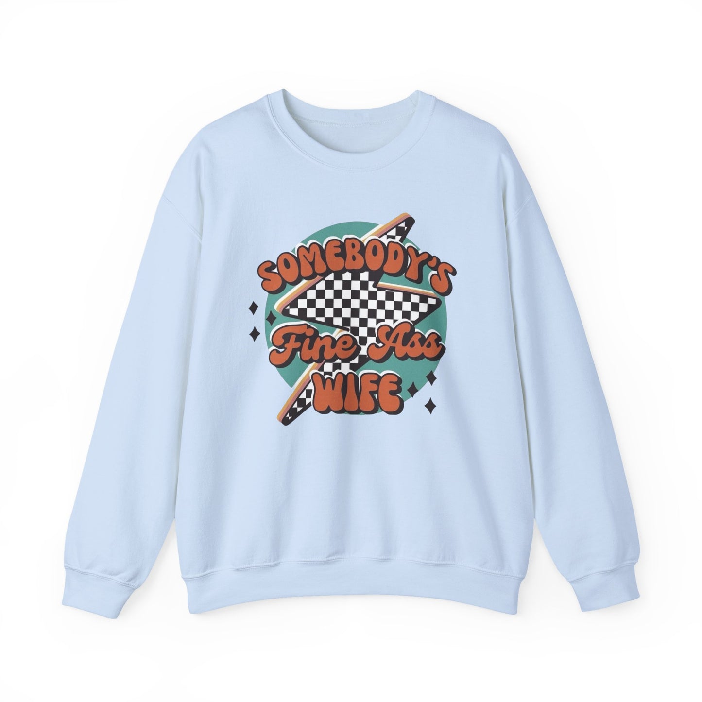 Someone’s fine as* wife Heavy Blend™ Crewneck Sweatshirt