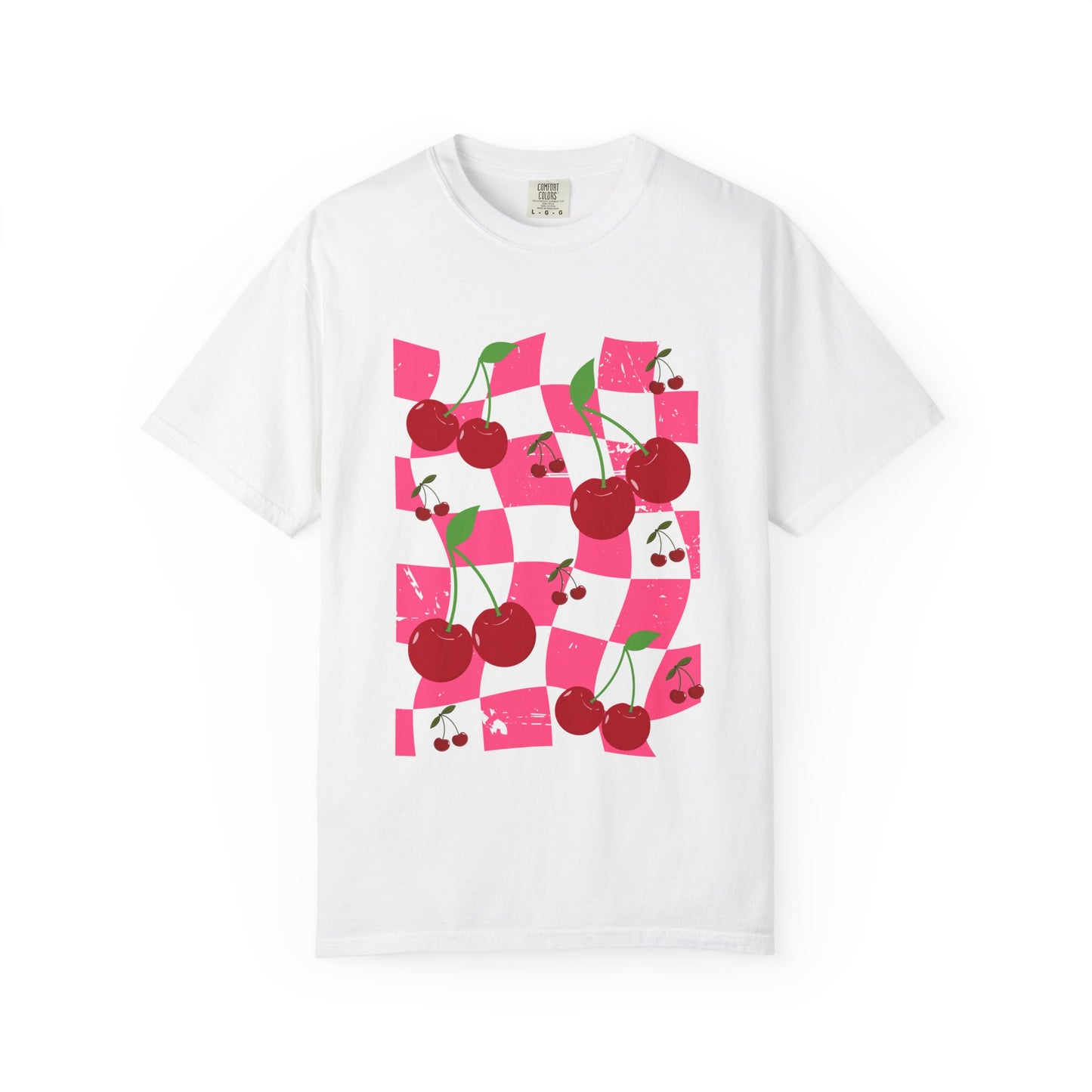 Checkered Cherry🍒Tee