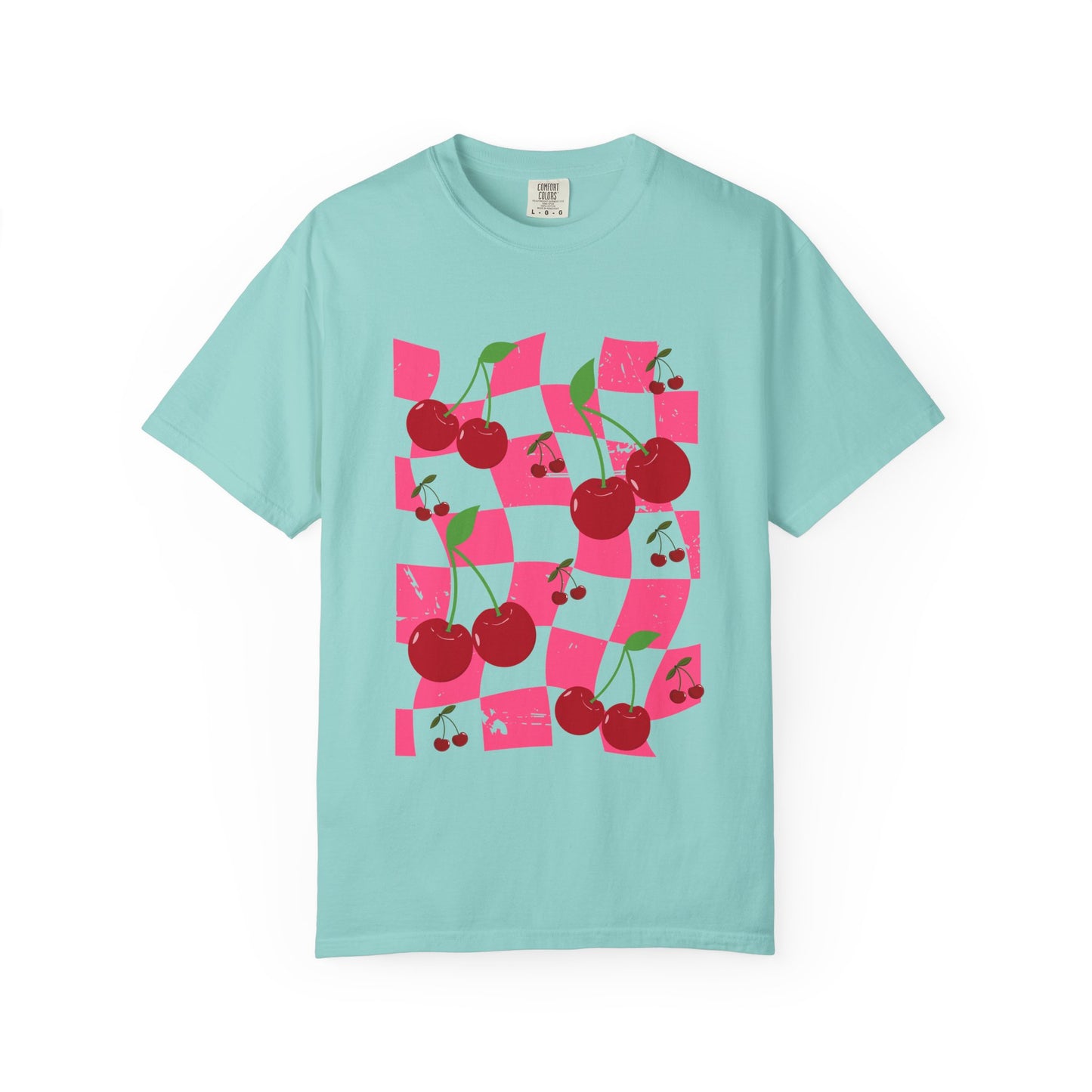 Checkered Cherry🍒Tee