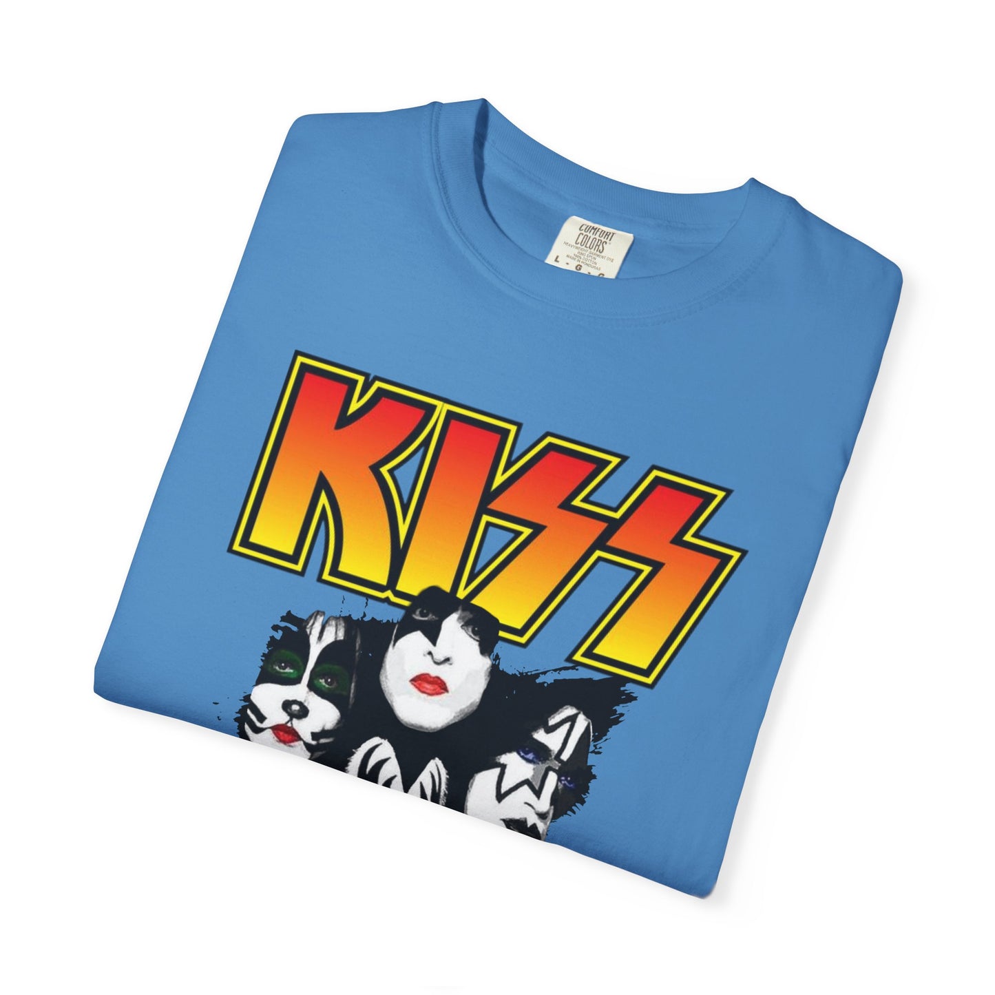 Kiss Band Tee, Casual Everyday Wear, Fun Summer Top