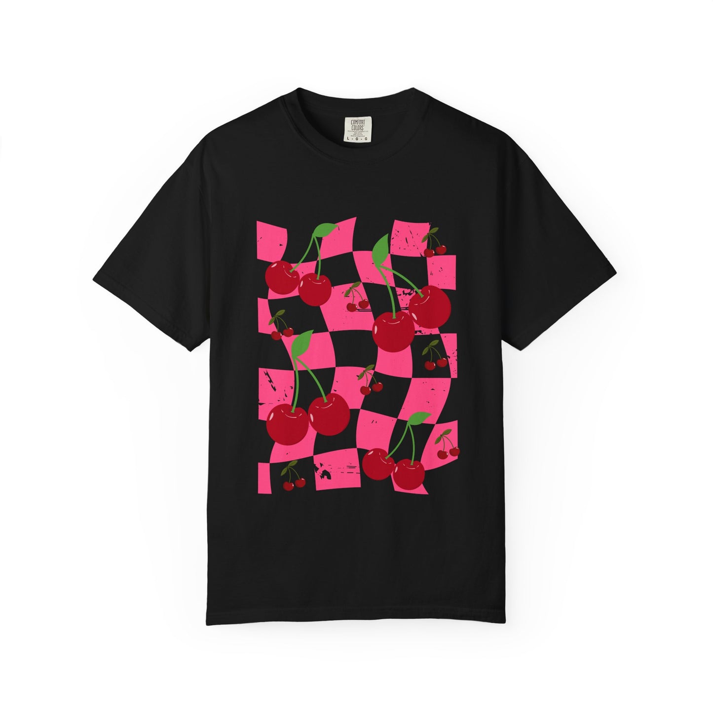 Checkered Cherry🍒Tee