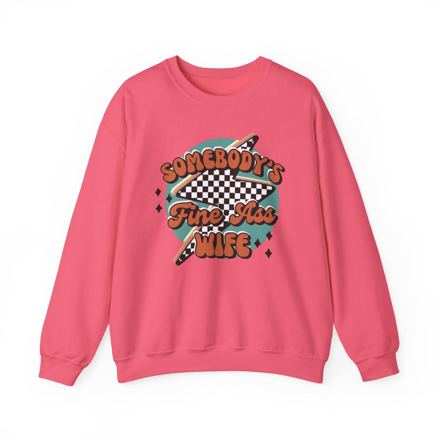 Someone’s fine as* wife Heavy Blend™ Crewneck Sweatshirt