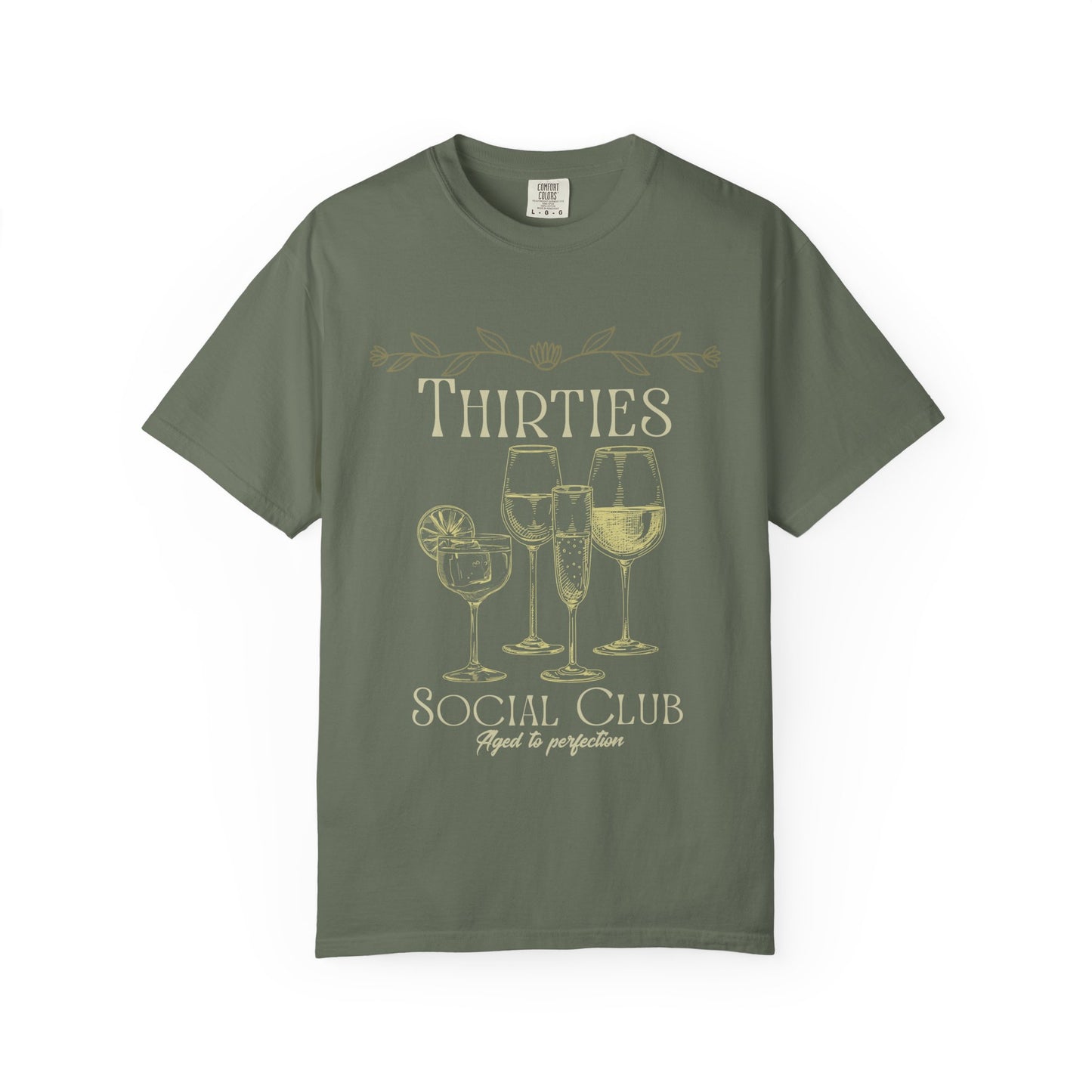 Thirties social club Tee, Casual Everyday Wear, Fun Summer Top