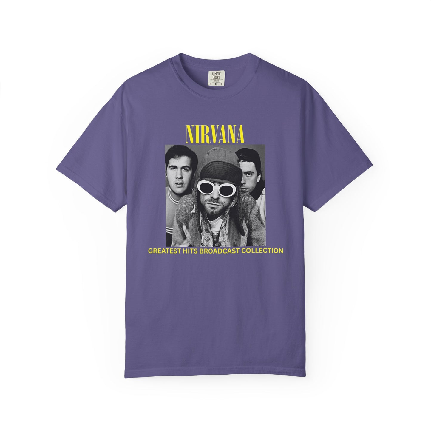 Nirvana Band Tee, Casual Everyday Wear, Fun Summer Top