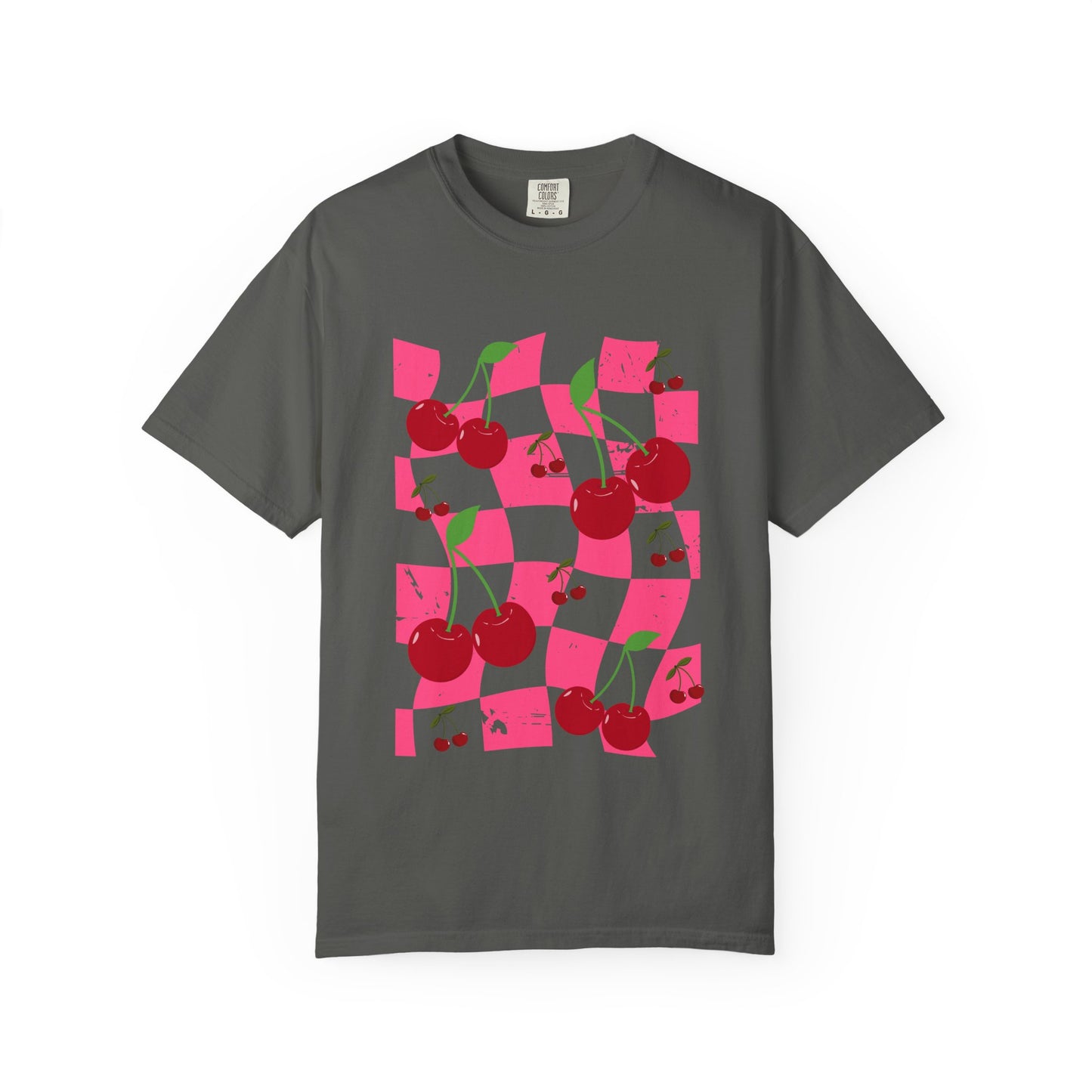 Checkered Cherry🍒Tee