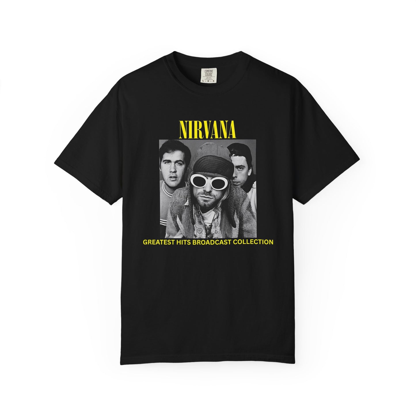 Nirvana Band Tee, Casual Everyday Wear, Fun Summer Top