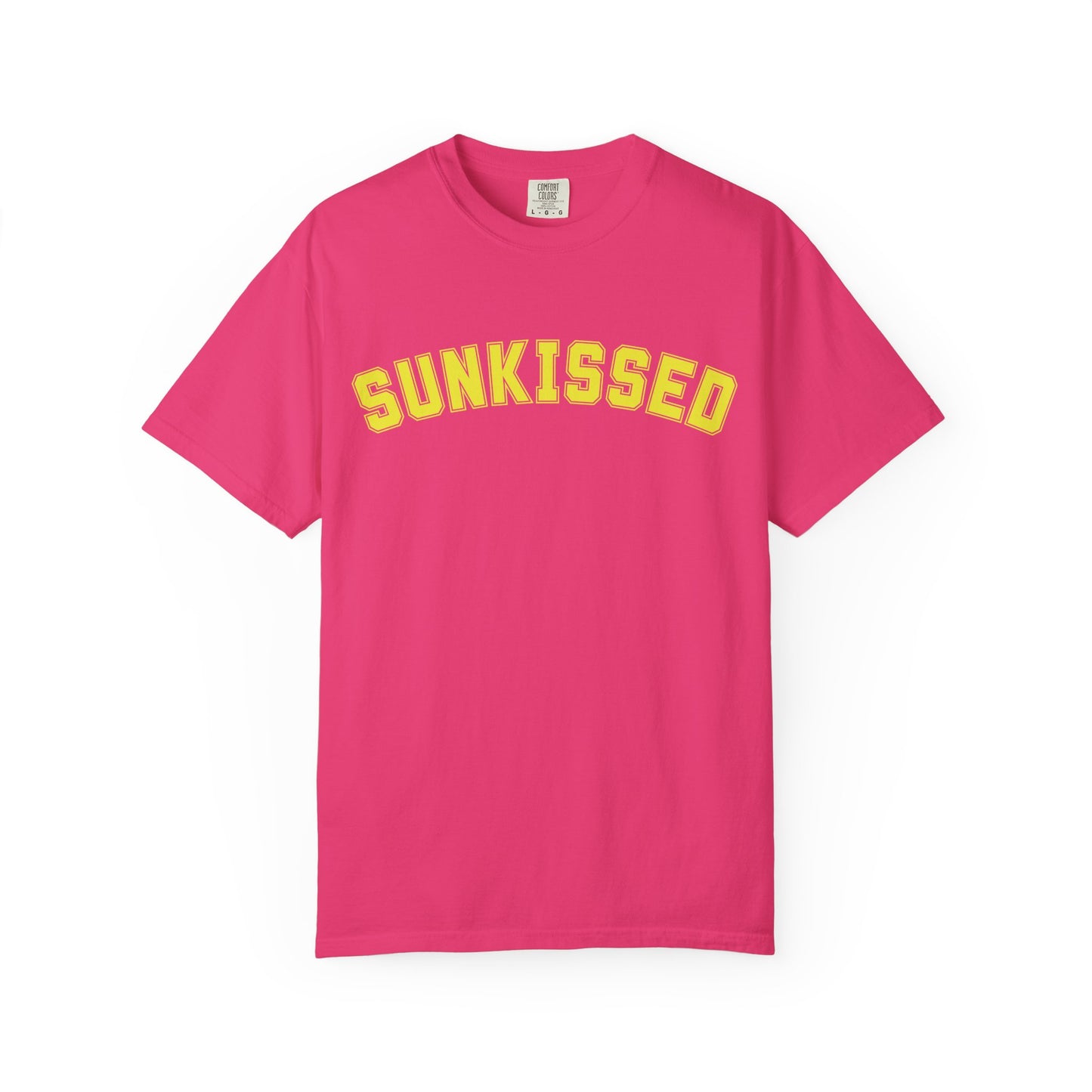 Sun-kissed Yellow Tee, Casual Everyday Wear, Fun Summer Top