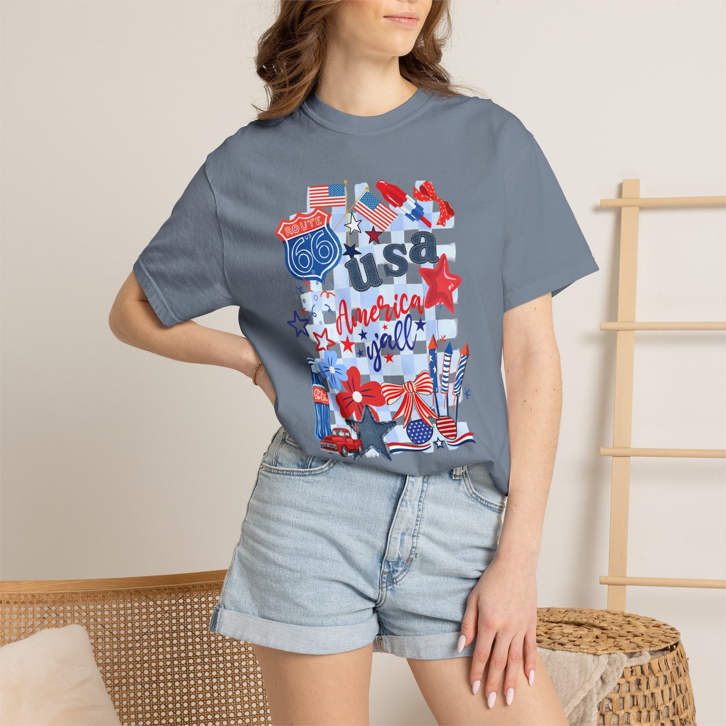 USA collage T-Shirt Fourth of July