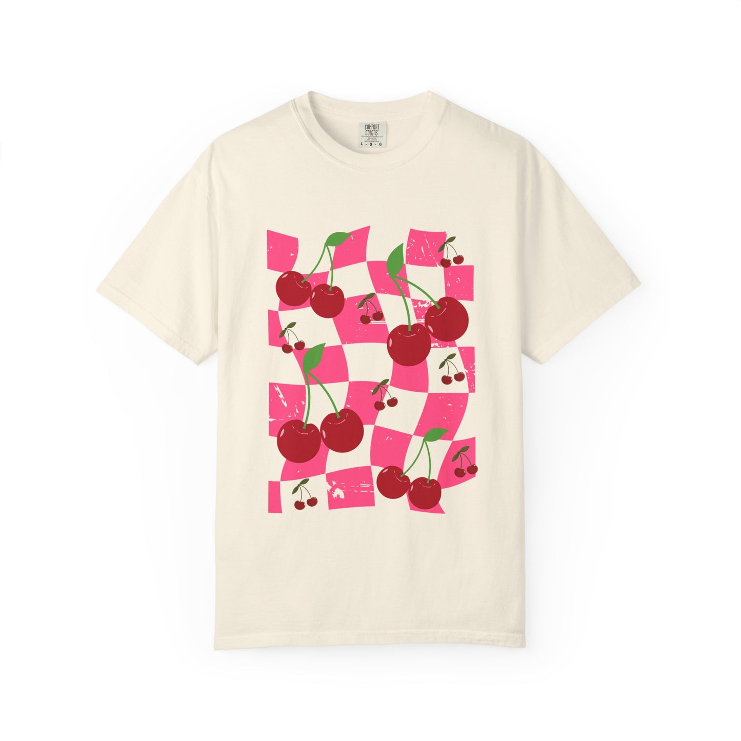 Checkered Cherry🍒Tee