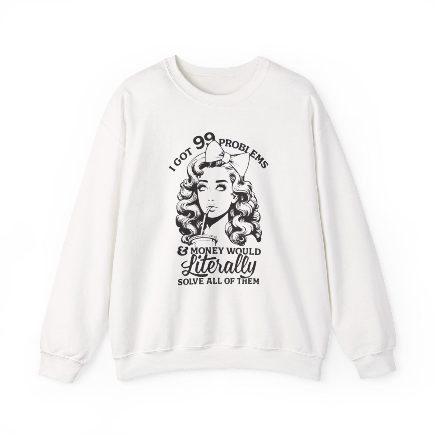 99 problems Heavy Blend™ Crewneck Sweatshirt