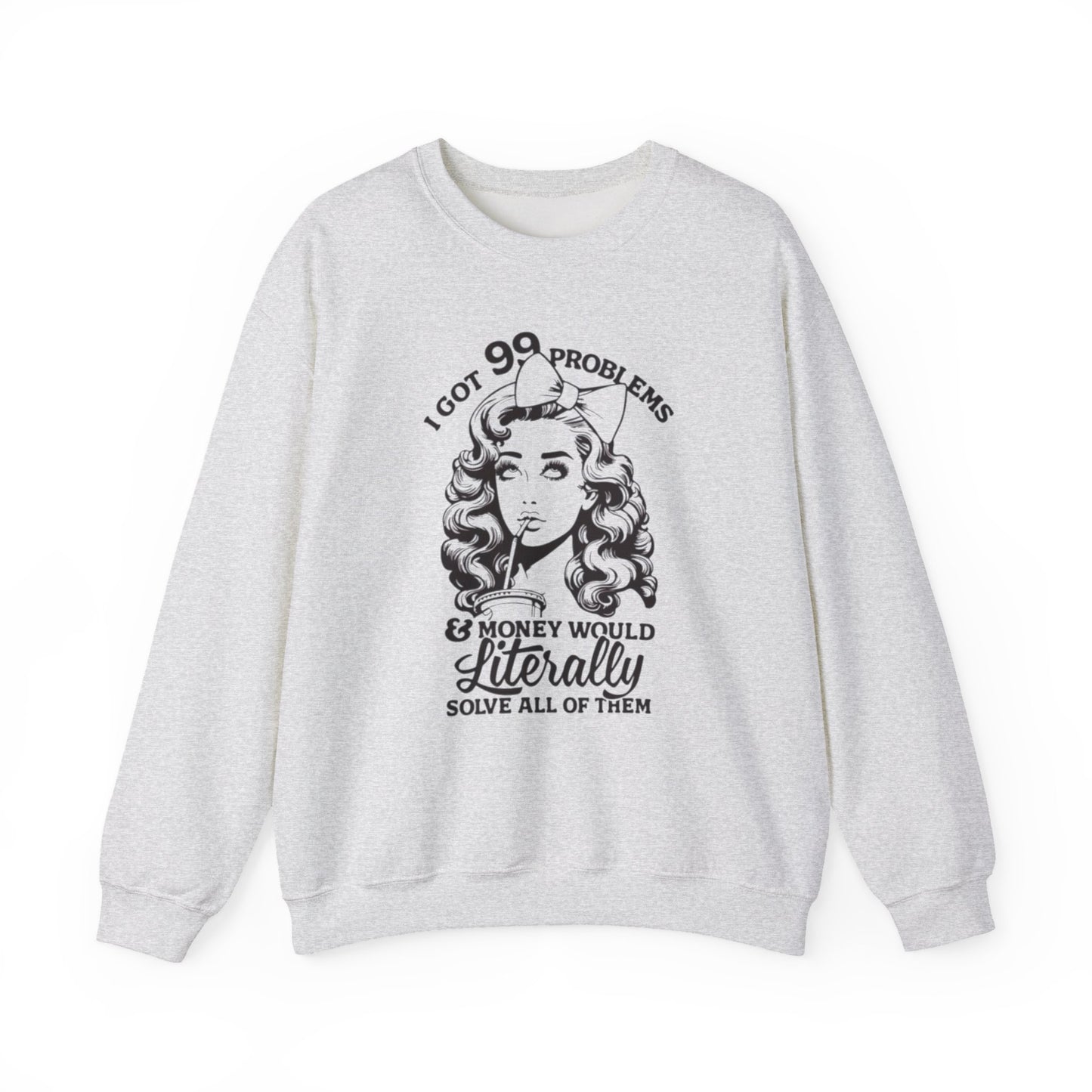 99 problems Heavy Blend™ Crewneck Sweatshirt
