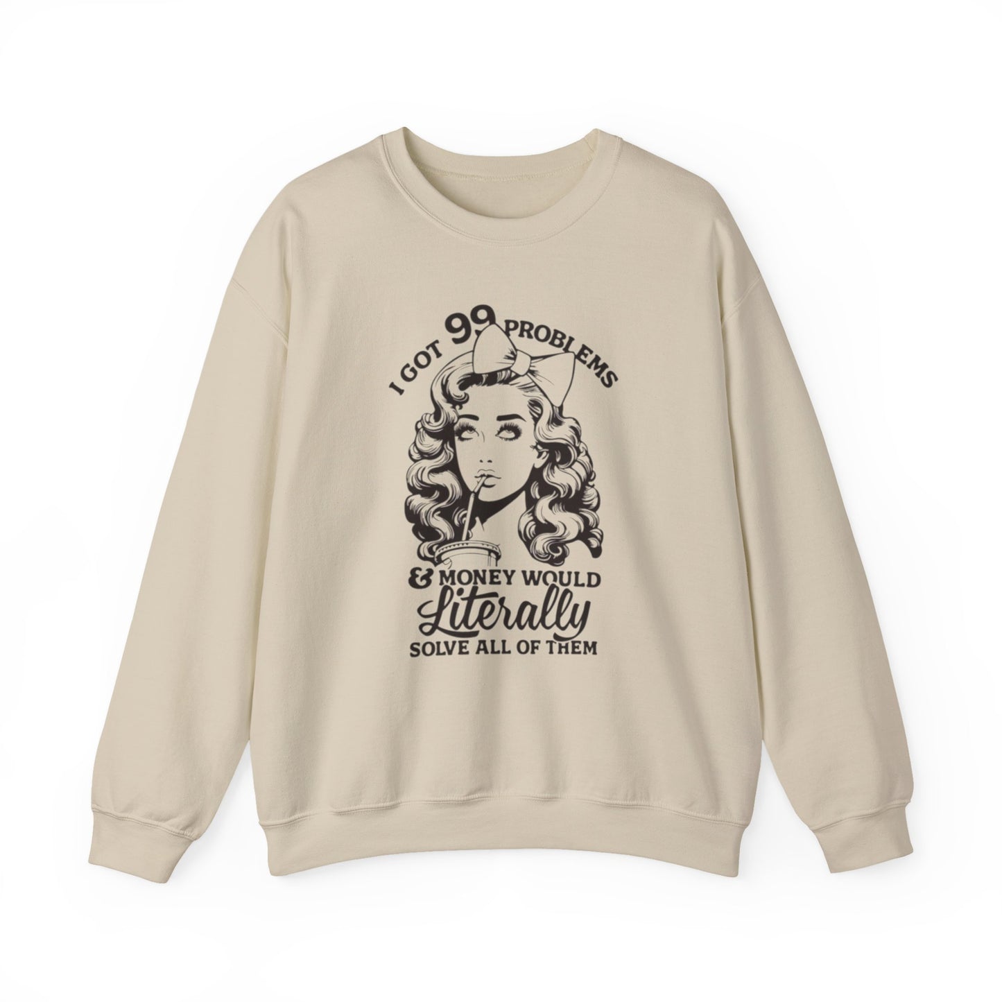 99 problems Heavy Blend™ Crewneck Sweatshirt