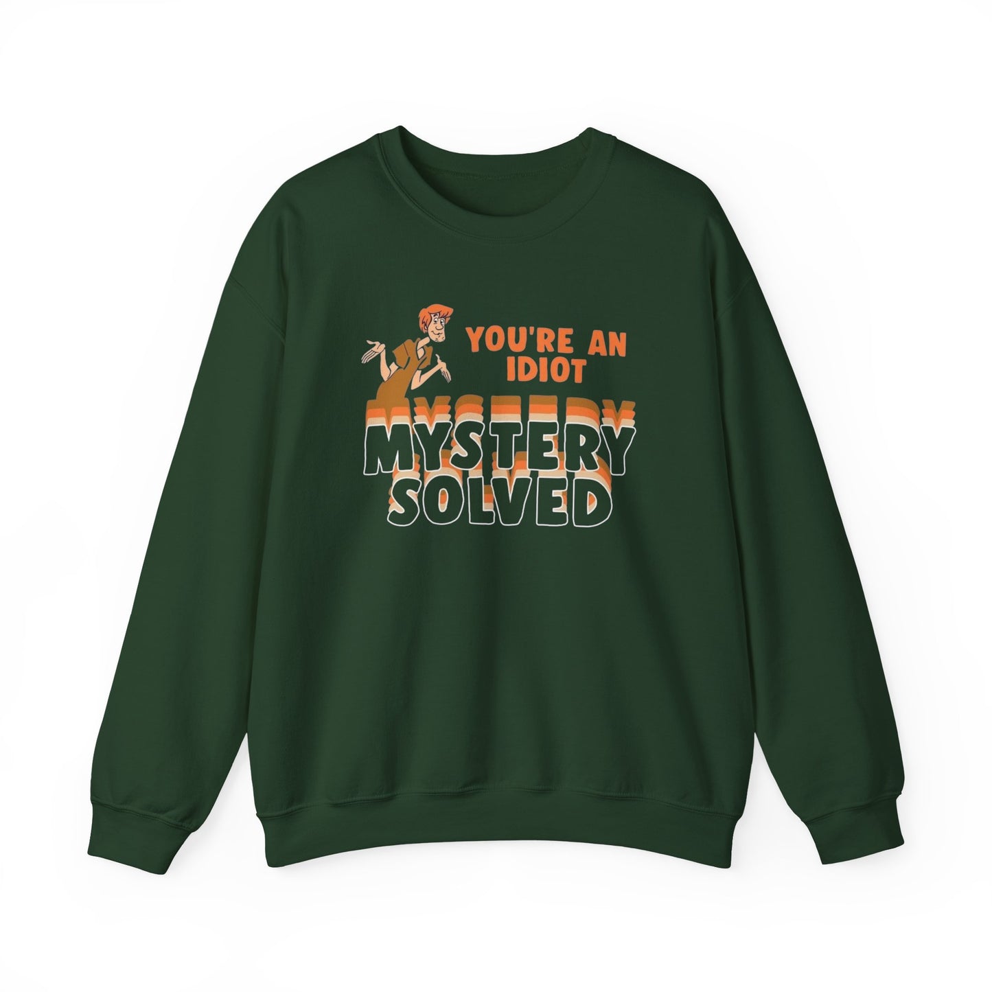 Shaggy “Mystery Solved” 🤷🏼‍♂️ Crewneck