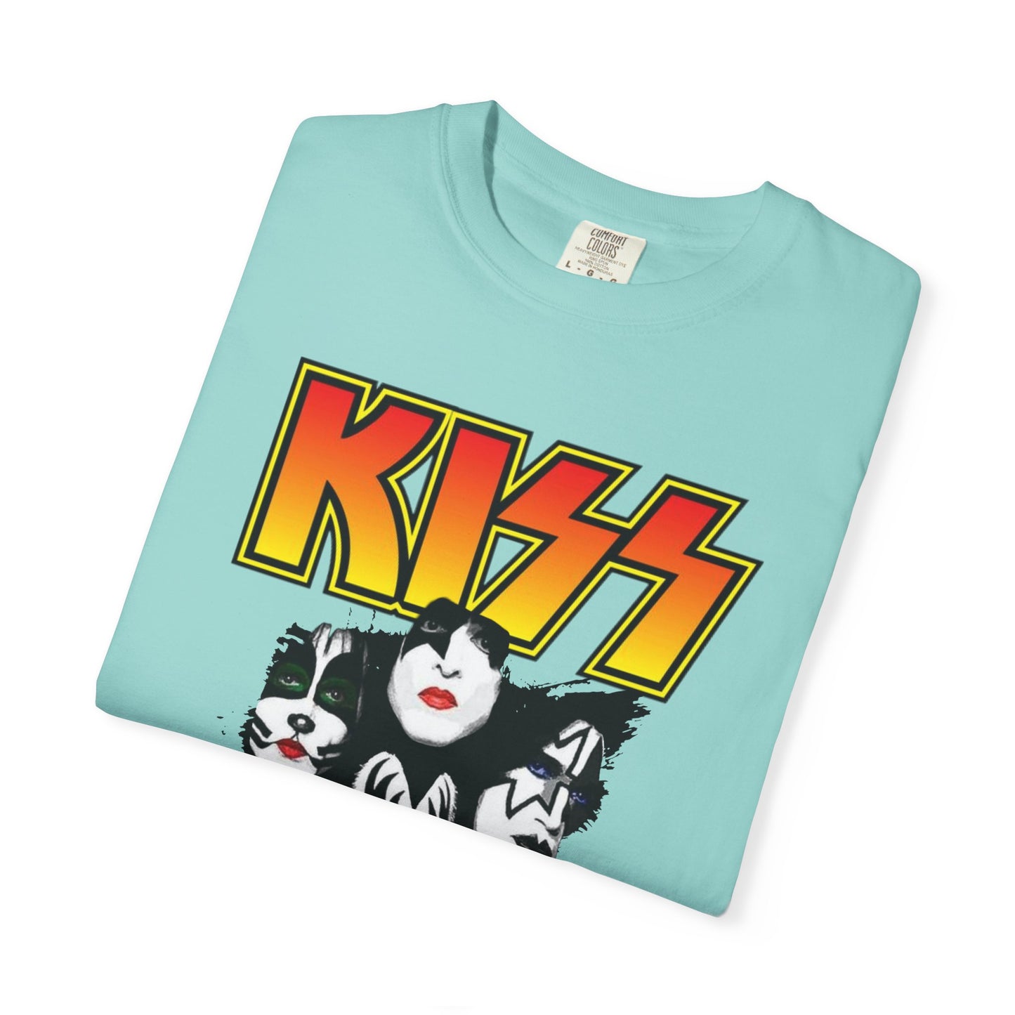 Kiss Band Tee, Casual Everyday Wear, Fun Summer Top